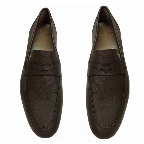 BALLY PLATOR PLAIN CALF LEATHER PENNY LOAFER Coconut - Picture 5 of 5